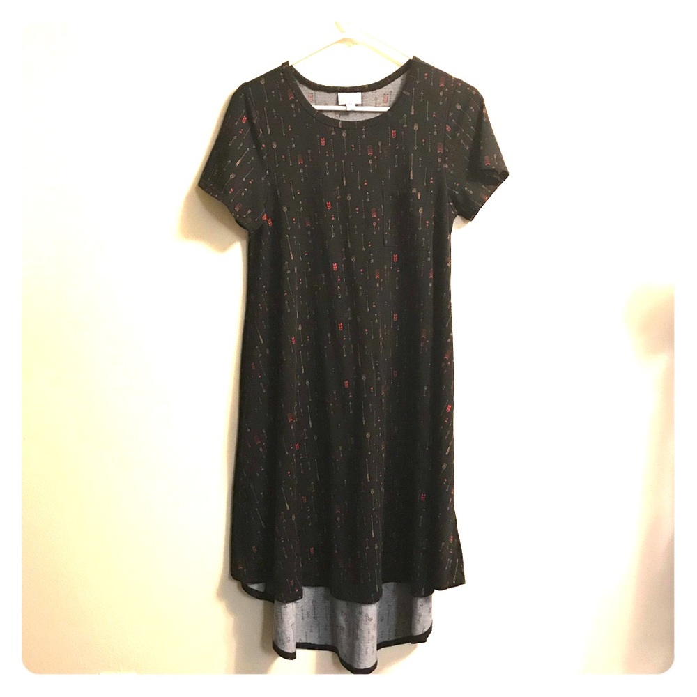 Lularoe Carly black with arrows (Unicorn)